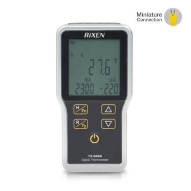 RIXEN TX-600N เครื่องวัดอุณหภูมิ 2 ช่องโพรบ Dual Probe input