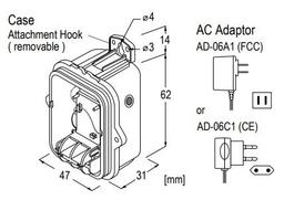 TND RTR-500A2 External Power Adaptor Kit for TR42A / 43A-small-photo1