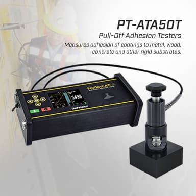 DeFelsko PT-ATA50T เครื่องทดสอบแรงยึดเกาะพื้นผิวแบบอัตโนมัติ | 50 x 50 mm Tile Kit (BS EN 12004-2)