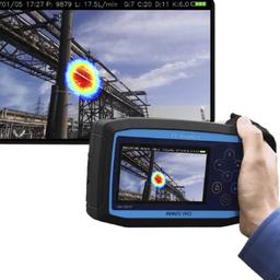 JFE MK-750ST-E เครื่องตรวจจับการรั่วของก๊าซด้วยคลื่นเสียงอัลตร้าโซนิค พร้อมฟังก์ชันแสดงปริมาณรั่วโดยประมาณ image