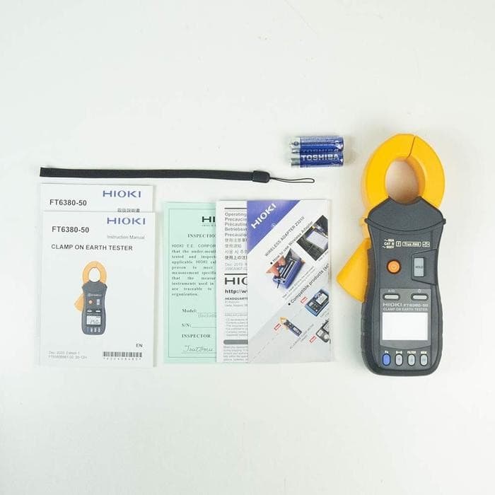HIOKI FT6380-50-KIT เครื่องวัดความต้านทานดิน | CLAMP ON EARTH TESTER With Z3210 image