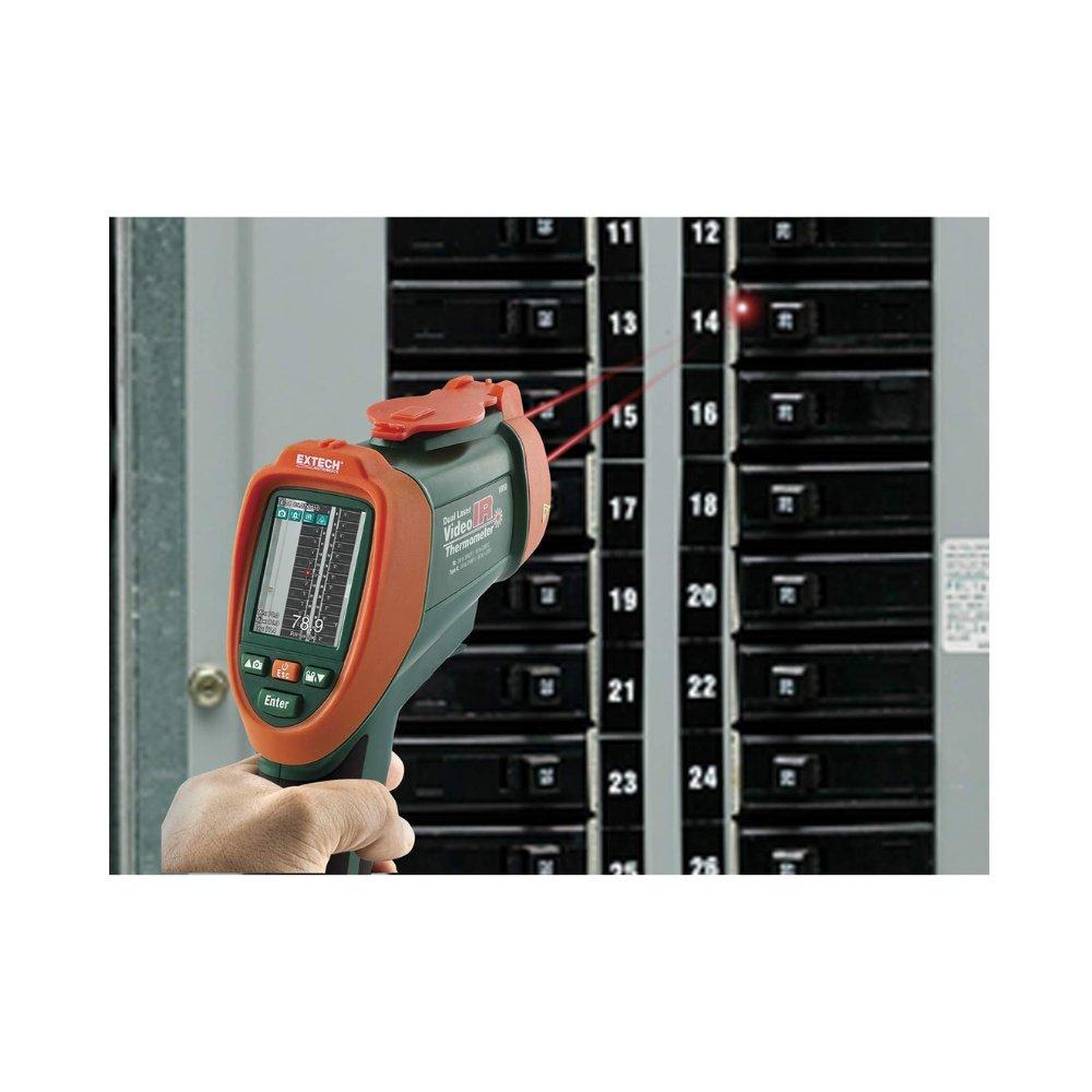 EXTECH EX-VIR50 เครื่องวัดอุณหภูมิอินฟราเรด Dual Laser IR Video Thermometer-photo1
