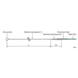 Anritsu BS-11E-010-TC1-ASP โพรบวัดอุณหภูมิ General Internal Probe Max.300℃ (Type E)-small-photo0