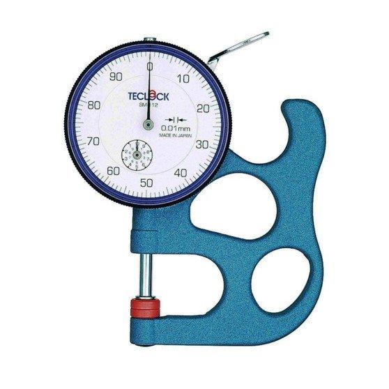 Teclock SM-112 เกจวัดความหนา Thickness Standard type 0-10 mm