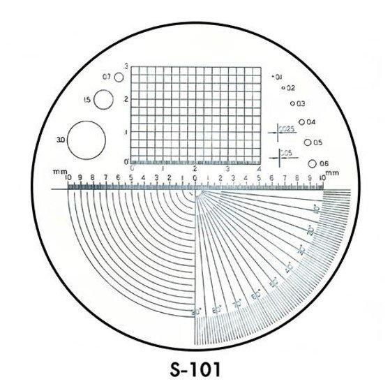 LEAF S-101 Glass Scale for exchange สเกลเลนส์สำหรับรุ่น 5054/5056/5057/MEA-10/5050/5060-photo0