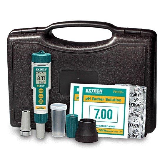 EXTECH EX800 เครื่องวัดคุณภาพน้ำ 3-in-1 Chlorine, pH, Temperature Kit-photo1