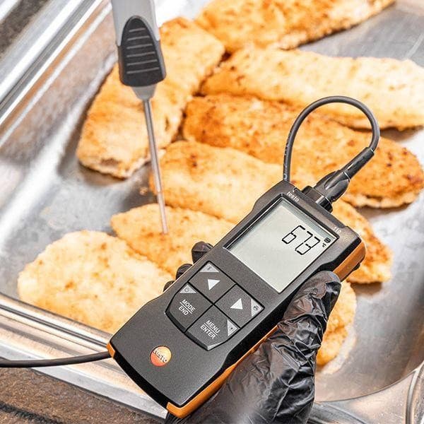 Testo 110 เครื่องวัดอุณหภูมิดิจิตอล (1 Channel) HACCP image
