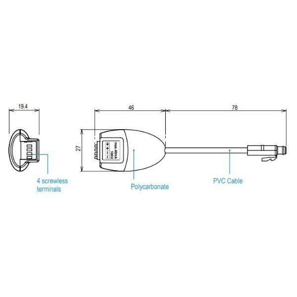 TND AIM-3010 Input Module for RTR505B, TR-55i-mA image