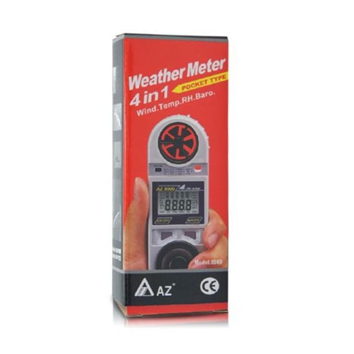 AZ-8910 เครื่องวัดสภาพอากาศแบบพกพา 5in1 (Pocket Barometric Anemometer 5in1) image