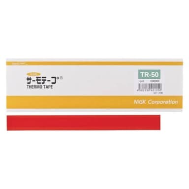 NiGK TR-50 แถบวัดอุณหภูมิแบบ Reversible Single Temp | 50°C | 25pcs/ 1pack