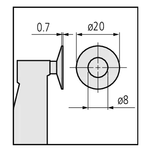 Mitutoyo M-369-251-30 Disk Micrometers ดิจิตอลไมโครมิเตอร์แบบดิสก์ (25 - 50mm) image