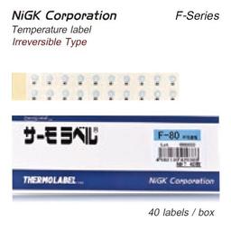 NiGK F-100 แถบวัดอุณหภูมิ Single-point 100°C 40pcs/pack image