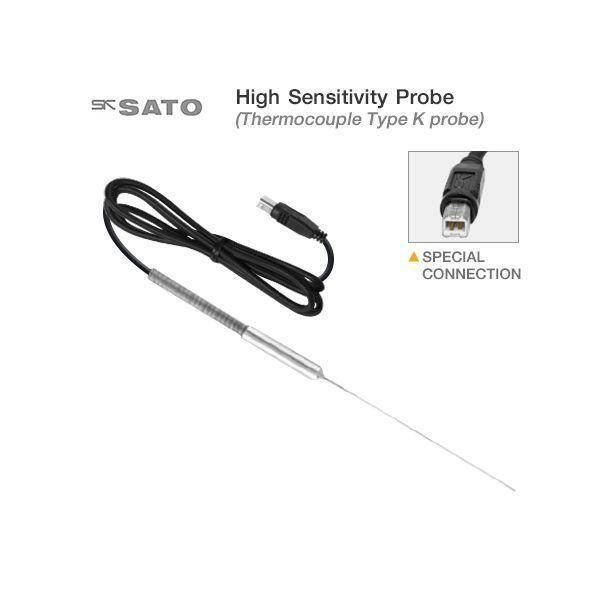 SK Sato SK-S104K โพรบวัดอุณหภูมิ High Sensitivity (Type K) | Cable 1.1m image