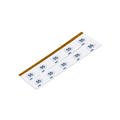 Asey 1K55-P20 แถบวัดอุณหภูมิ 1points (55°C) | 20pcs/ 1pack
