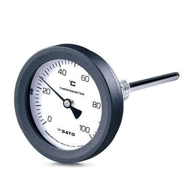 SK Sato SK-2089-00 BM-T-75P Bimetal Thermometers ที่วัดอุณหภูมิความยาว 50mm (0 ถึง 100°C)