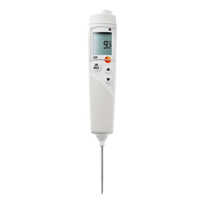Testo 106 เครื่องวัดอุณหภูมิดิจิตอล HACCP (IP67) | Max.275°C image
