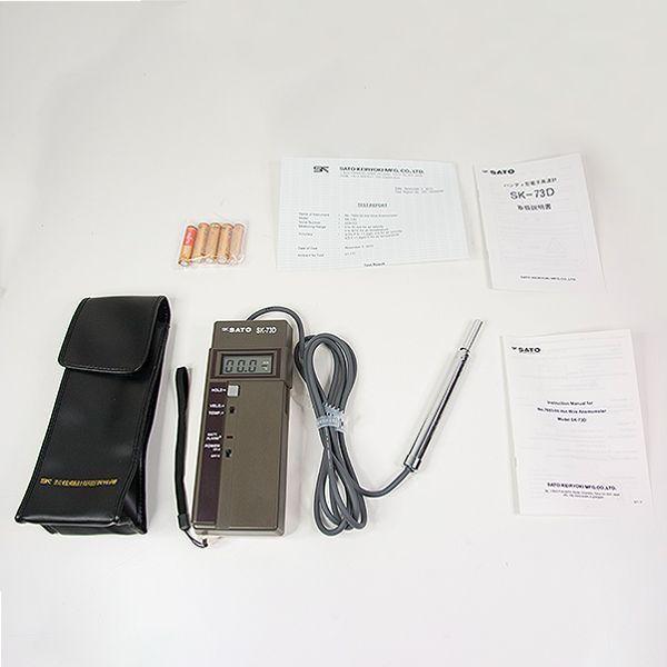 SK Sato SK-73D เครื่องวัดความเร็วลมแบบ HOT WIRE image