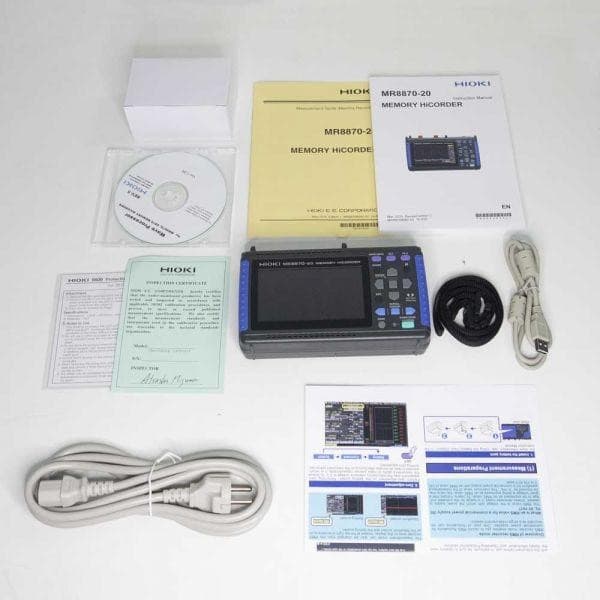 HIOKI MR8870-20 เครื่องวัดและบันทึกไฟฟ้า MEMORY HiCORDER image