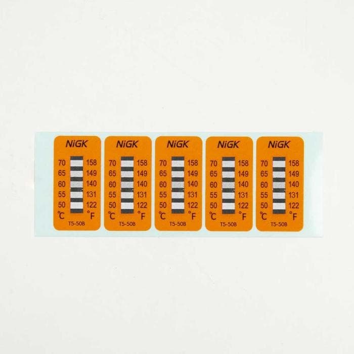 NiGK รุ่น T5-50B แถบวัดอุณหภูมิแบบ Irreversible (5 Point) | (50 to 70℃) image