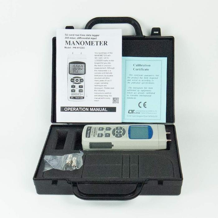 Lutron PM-9112SD เครื่องวัดความดันดิจิตอลแบบพกพา (2.9 psi) image