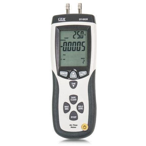 CEM DT-8920 เครื่องวัดความเร็วลมปริมาตรลมและแรงดัน image