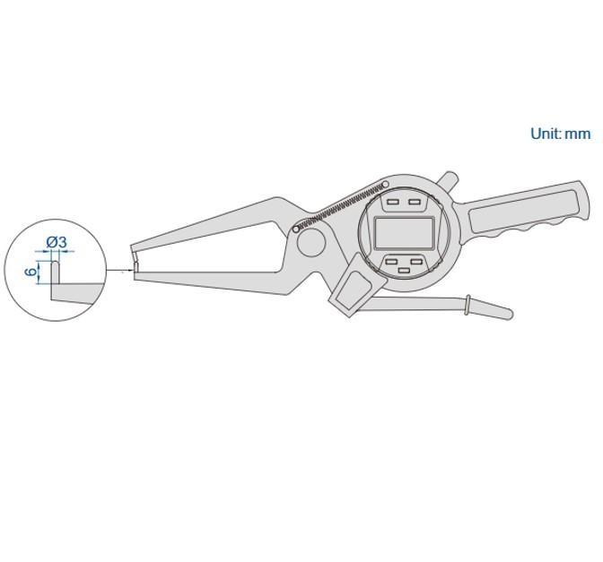 INSIZE 2132-20 Electronic External Caliper Gage image