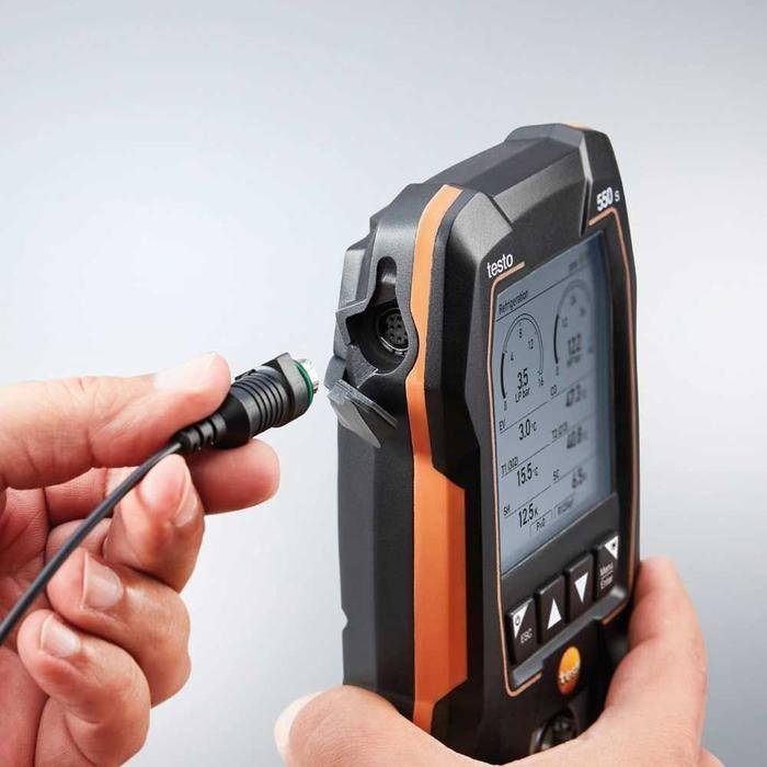 Testo-550s Basic Kit เกจวัดน้ำยาแอร์ Smart digital สำหรับงาน HVAC | Bluetooth image