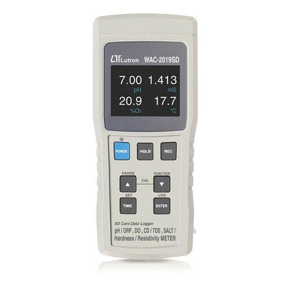Lutron WAC-2019SD เครื่องวัดคุณภาพน้ำ 9in1│SD Card Real Time Data Recorder image