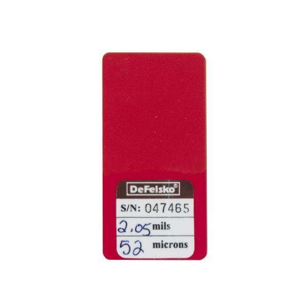 DeFelsko STD-CS2 Certified Plastic Shims For Coating Thickness | 50 Micron image