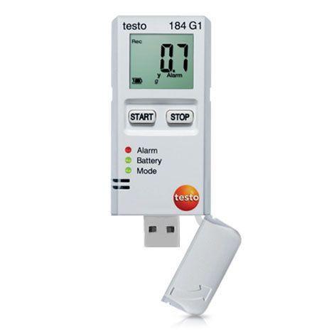 Testo-184-G1 เครื่องบันทึกอุณหภูมิ, ความชื้น และแรงกระแทก image