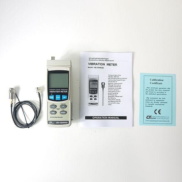 Lutron VB-18206SD เครื่องวัดความสั่นสะเทือน | SD Card image