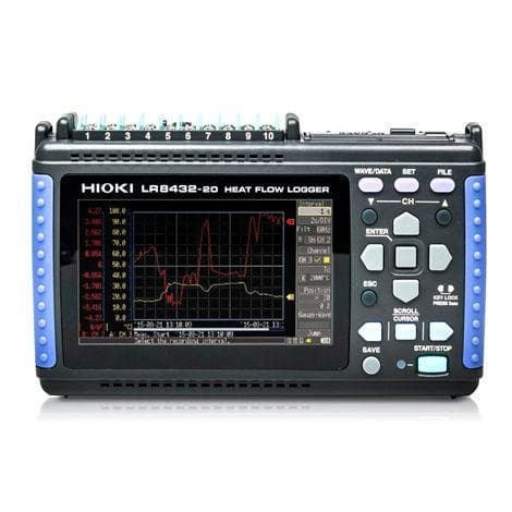HIOKI-LR8432-20 เครื่องวัดการถ่ายเทความร้อน Heat Flow image