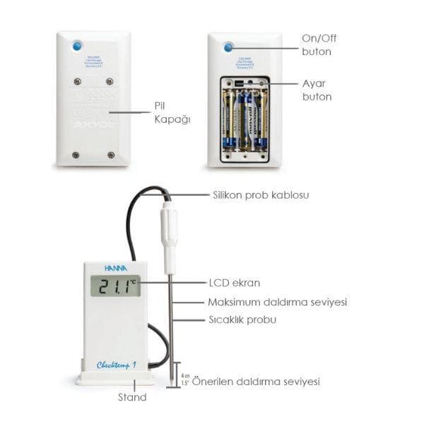 HANNA HI98509 เครื่องวัดอุณหภูมิอาหาร Digital Thermometer │ HACCP image