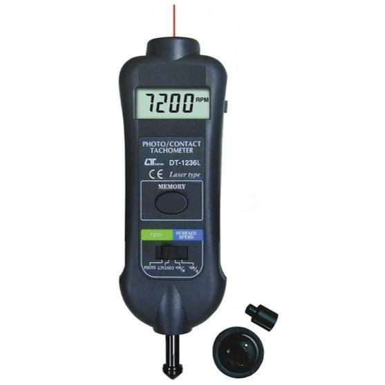 Lutron DT-1236L เครื่องวัดความเร็วรอบ LASER PHOTO/CONTACT TACHOMETER image
