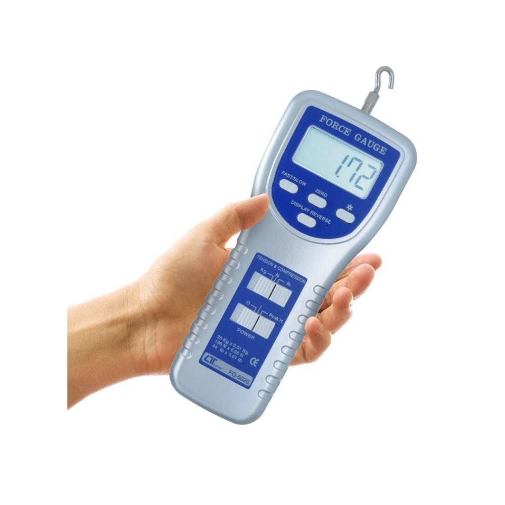 Lutron FG-5100 เครื่องวัดแรงดึง - แรงผลักแบบพกพา FORCE GAUGE (100 Kg) image