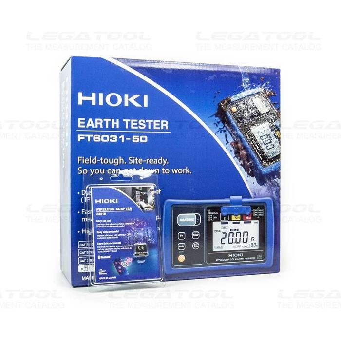 HIOKI FT6031-50-KIT เครื่องวัดความต้านทานดิน (Ground Resistance Testers) | With Z3210 image
