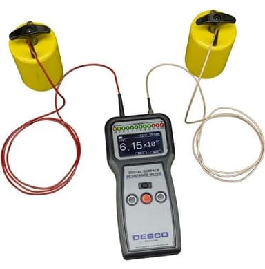 DESCO-19290 Digital Surface Resistance Meter Kit Installation