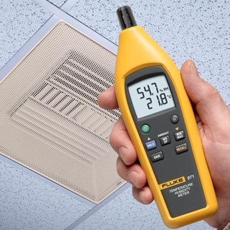 Fluke-971 เครื่องวัดอุณหภูมิและความชื้นแบบดิจิตอล image