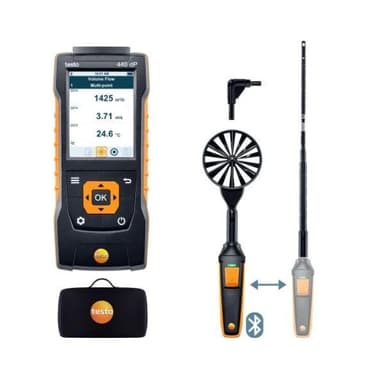 Testo-0563-4409 เครื่องวัดความเร็วลม ComboKit 1 พร้อม Bluetooth