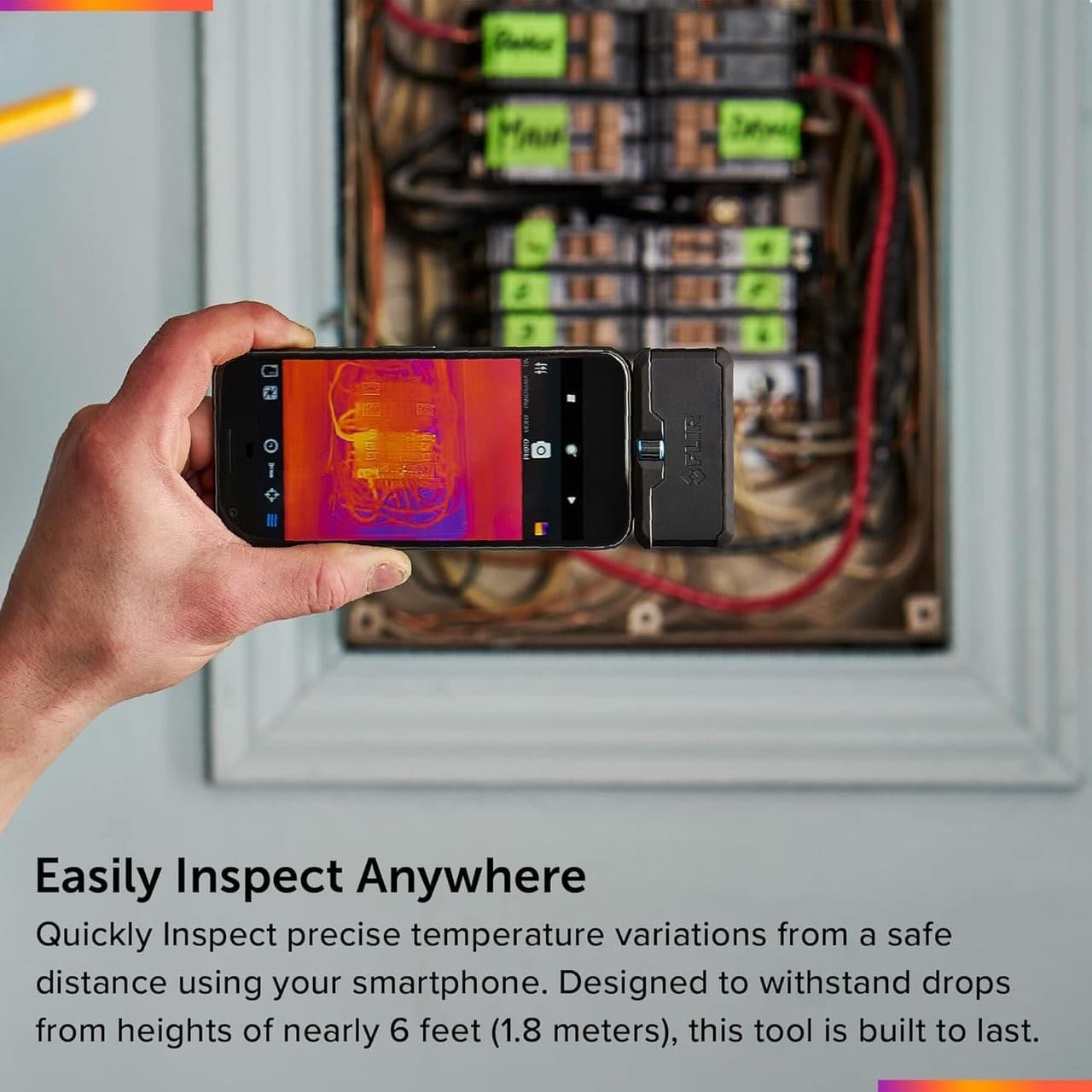 FLIR ONE PRO iOS กล้องถ่ายภาพความร้อนสำหรับสมาร์ตโฟน iOS (USB-C) image