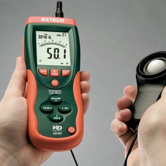 EXTECH EX-HD450 เครื่องวัดค่าและบันทึกค่าความสว่าง (Datalogging Heavy Duty Light Meter) image