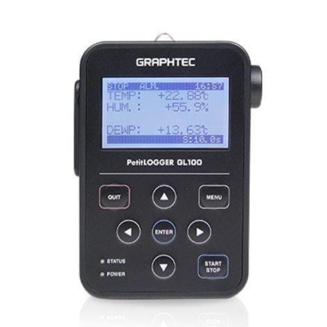 Graphtec GL100-N-TH เครื่องบันทึกอุณหภูมิและความชื้น image