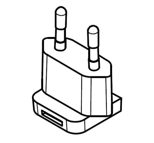 CEDAR AC adapter (Plug&cable) for CD-100M image