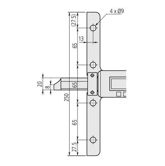 Mitutoyo M-571-216-10 ABSOLUTE Digimatic Depth Gage เกจวัดความลึก (0 - 30in) image