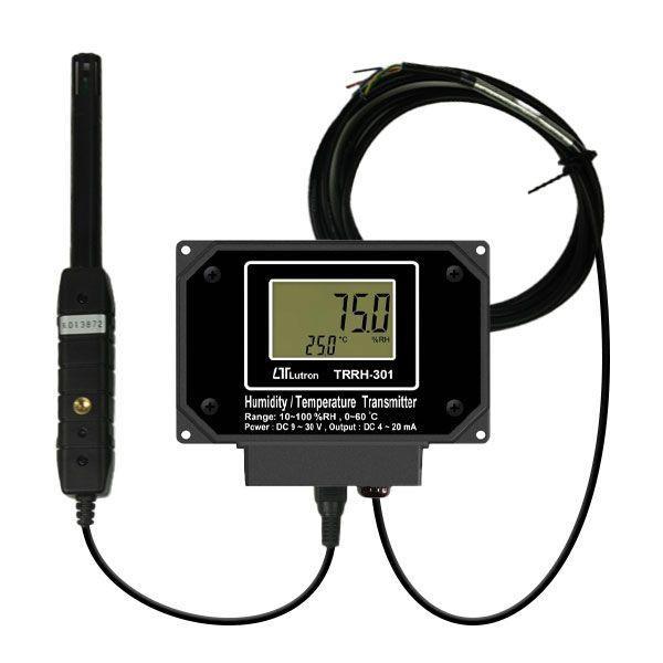 Lutron TRRH-301 ทรานสมิตเตอร์วัดอุณหภูมิและความชื้นในอากาศแบบติดตั้ง image
