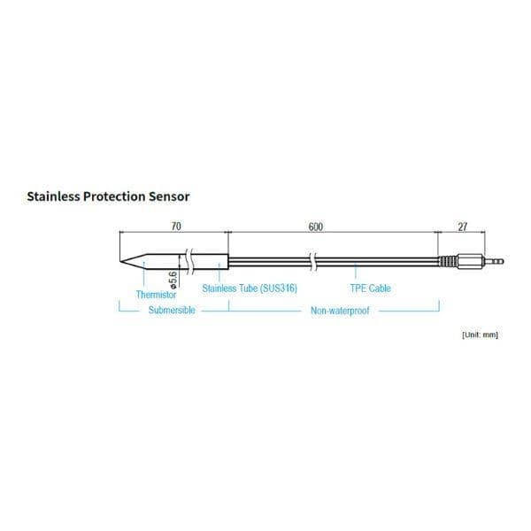 TND TR-0706 โพรบวัดอุณหภูมิ Sensor w/ Stainless Prot. image