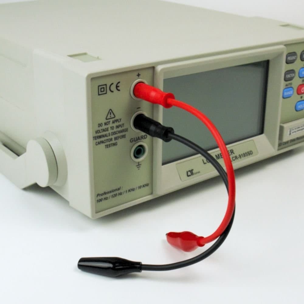 Lutron LCR-9185SD เครื่องวัดแอลซีอาร์มิเตอร์แบบตั้งโต๊ะ | SD Card image