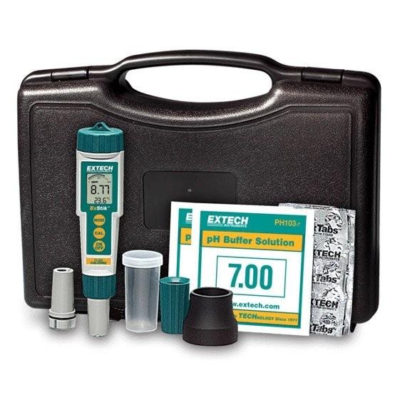 EXTECH EX800 เครื่องวัดคุณภาพน้ำ 3-in-1 Chlorine, pH, Temperature Kit image