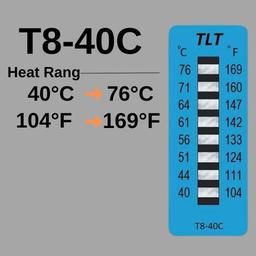 NIGK T8-40C แถบวัดอุณหภูมิแบบ 8 ระดับ │10pcs/case image