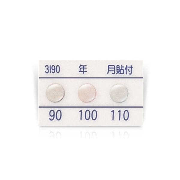 Asey 3I90-P20 แถบวัดอุณหภูมิ 3 Points (90/100/110°C) | 20pcs/ 1pack image